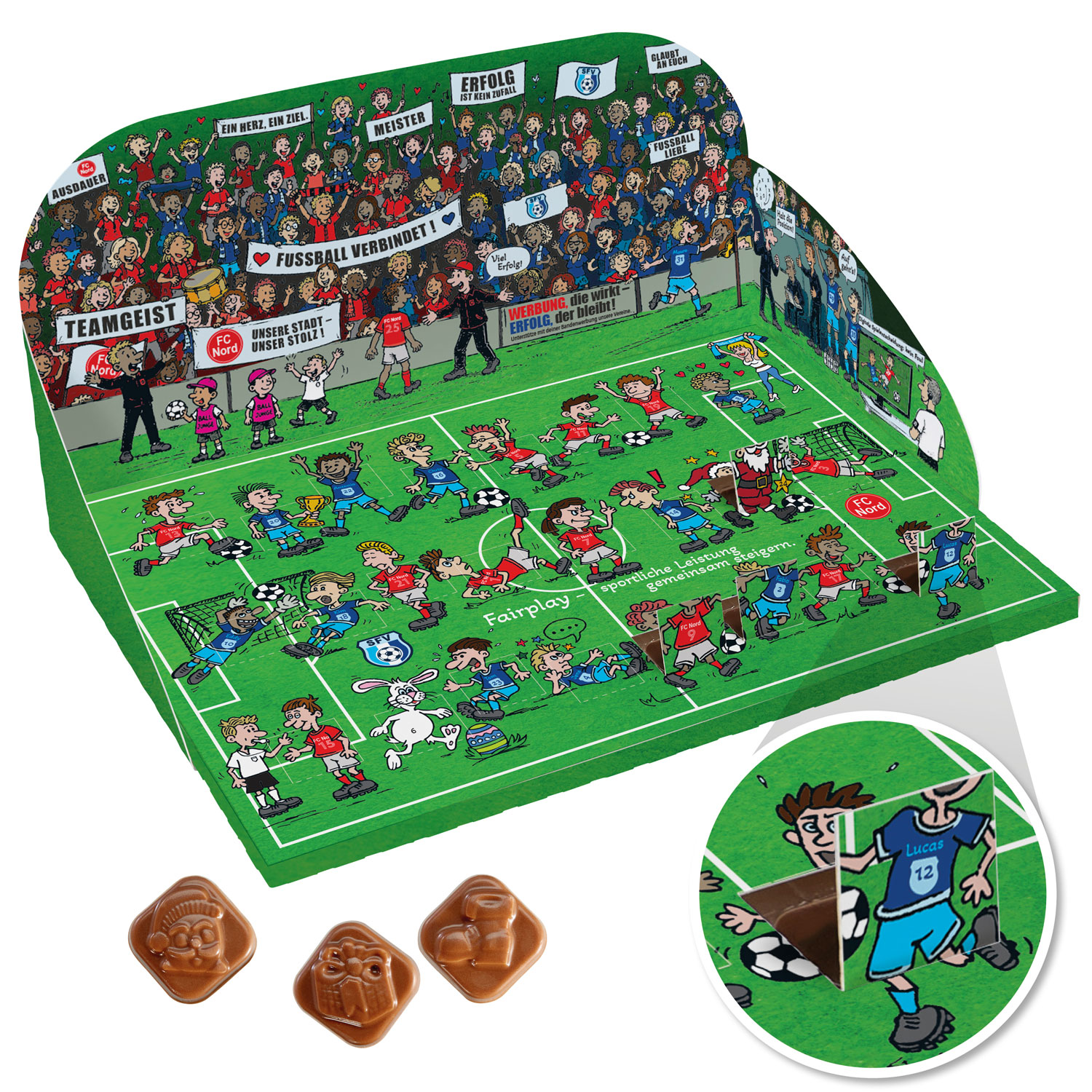Pop-Up Schoko-Adventskalender