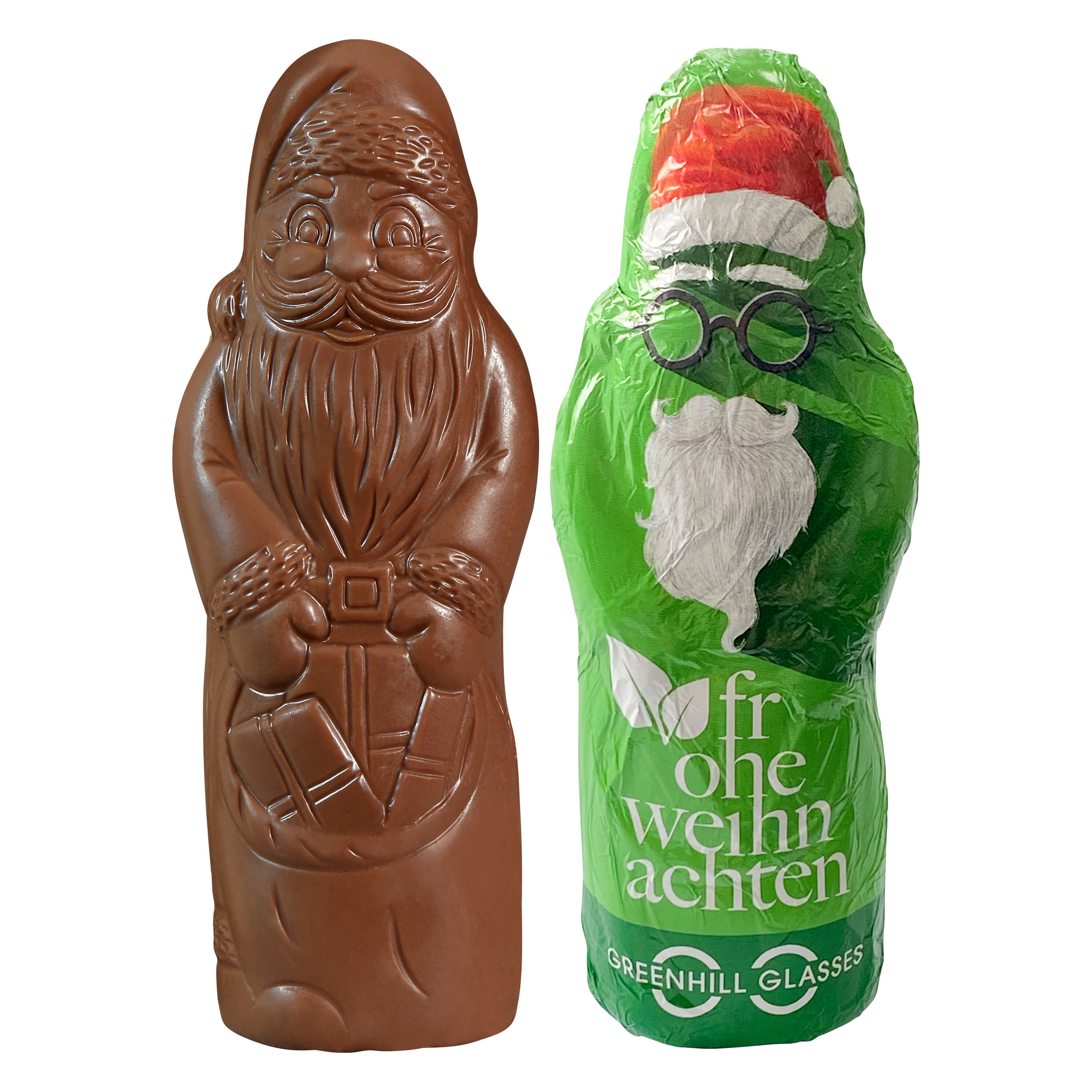 Père Noël MAXI en chocolat VEGAN Père Noël MAXI en chocolat VEGAN
