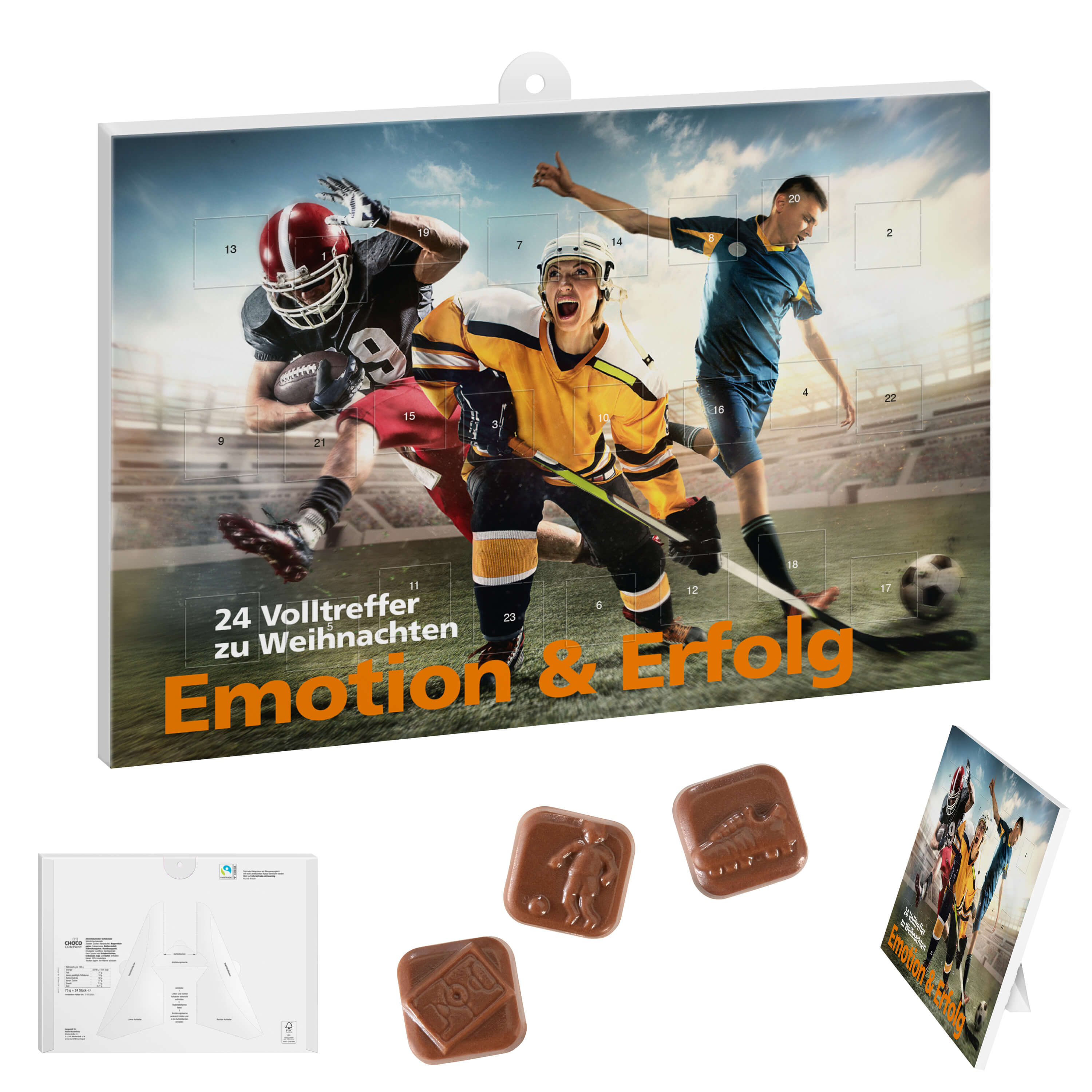 Calendrier de l'avent - sport Calendrier de l'avent - sport