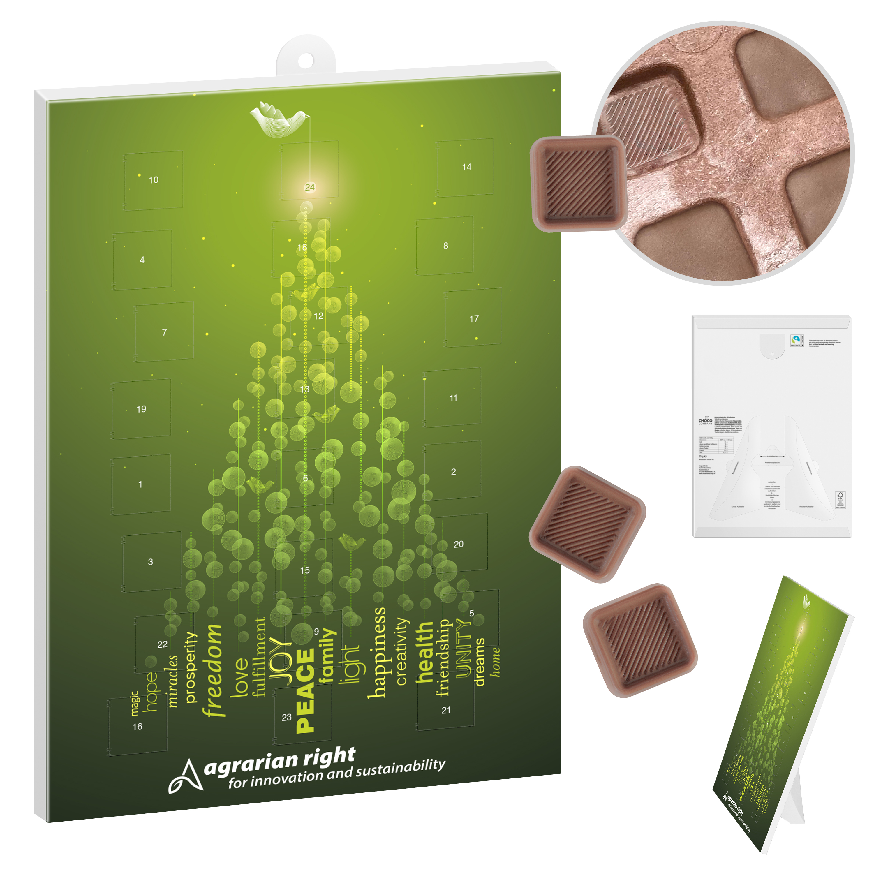 reinpapier® Classic-Adventskalender