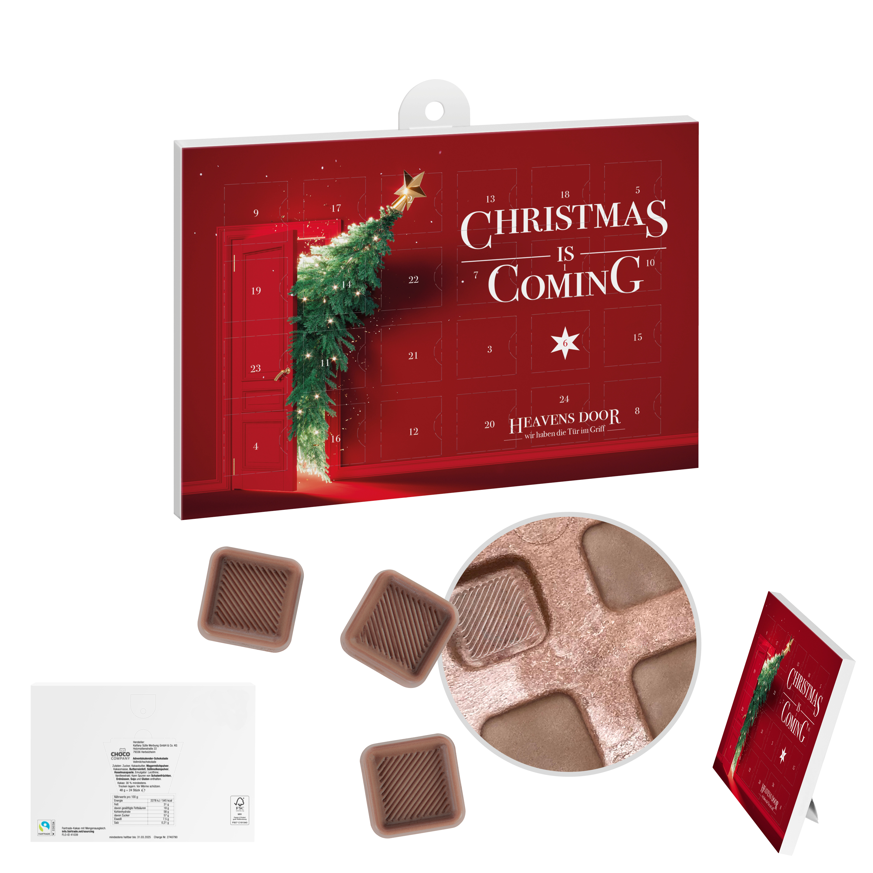 reinpapier® A5-Adventskalender