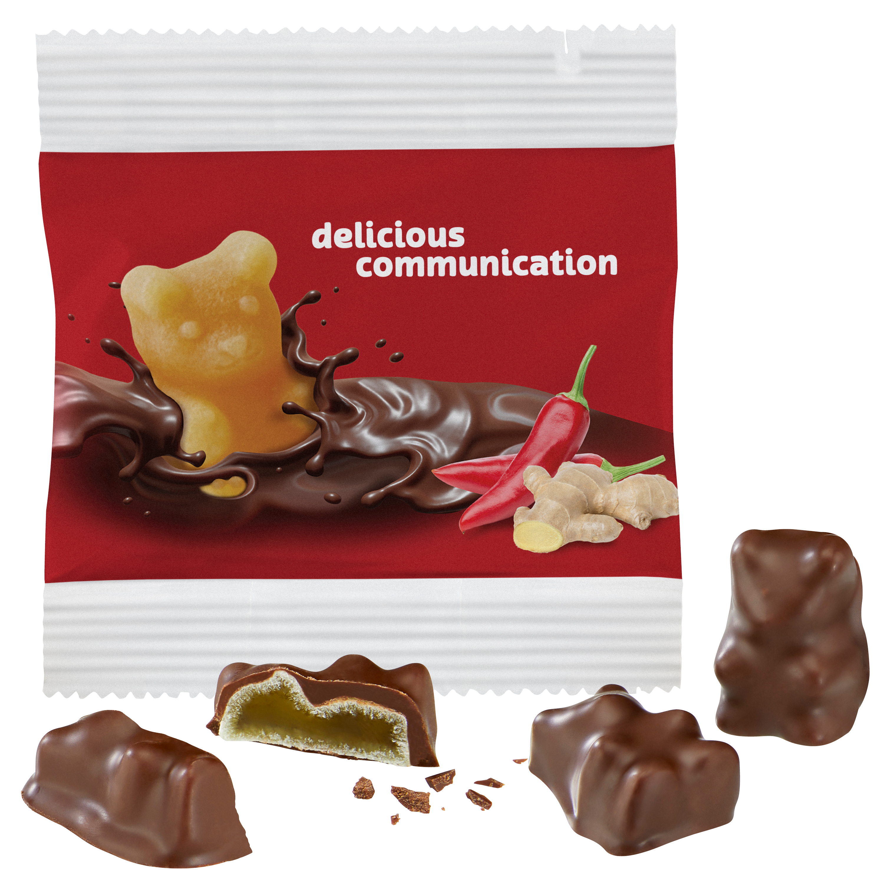 Schoko-Fruchtgummi-Bären
