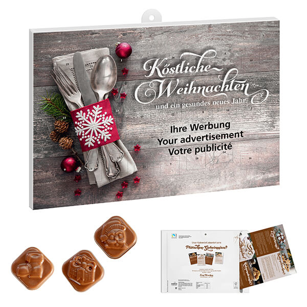 Promotional Insert Advent Calendar - personalisable standard motif Promotional Insert Advent Calendar - personalisable standard motif