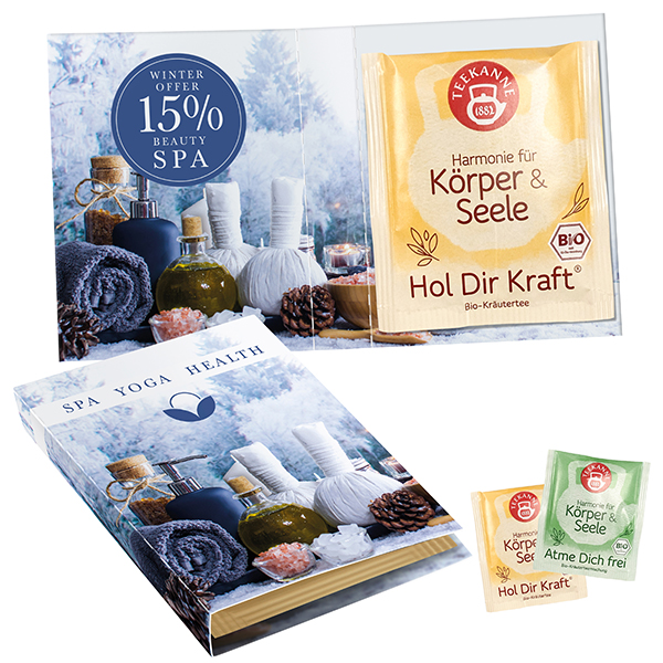 Carte à croquer avec tisane Carte à croquer avec tisane