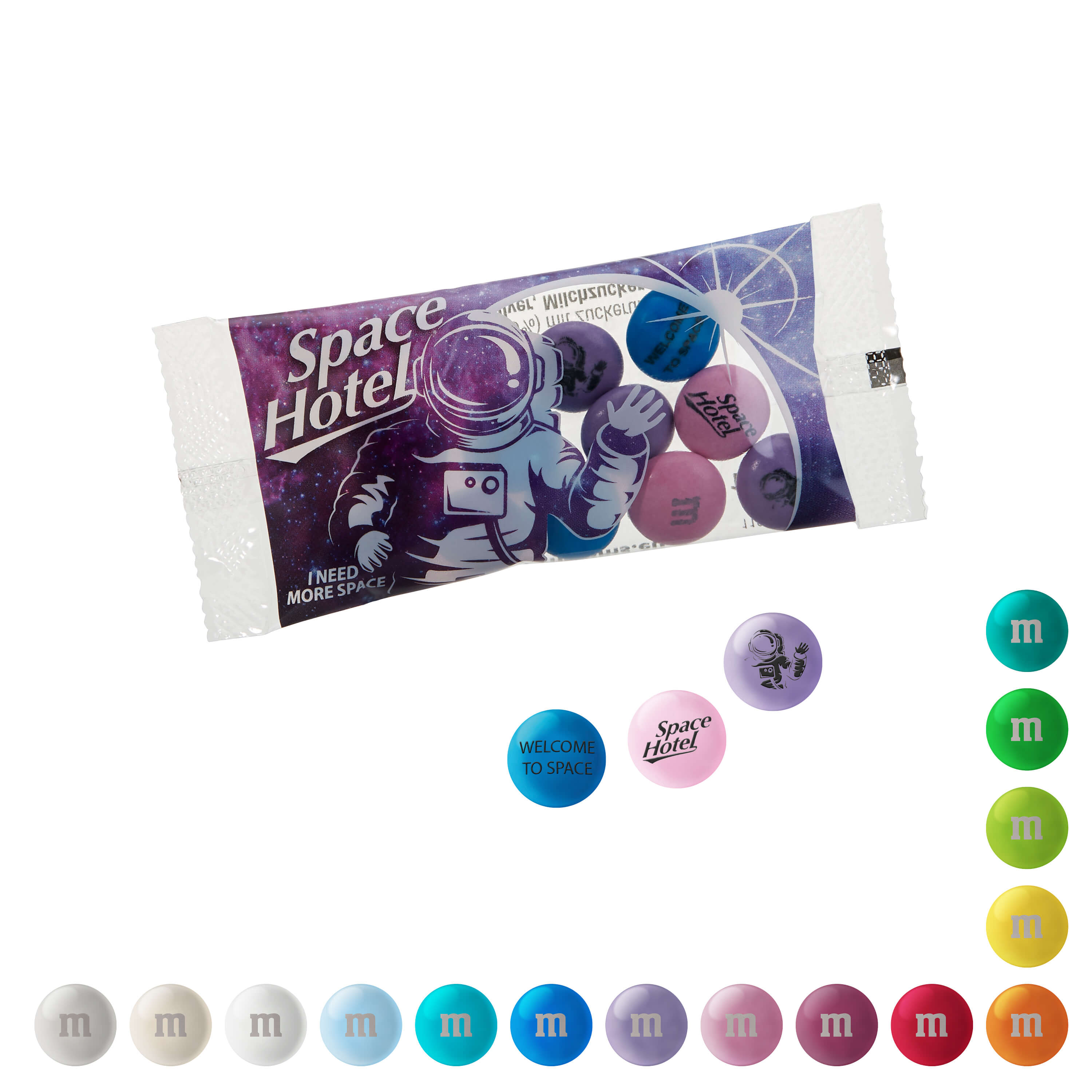 Bonbons en chocolat M&M’S® personnalisés en sachet Bonbons en chocolat M&M’S® personnalisés en sachet