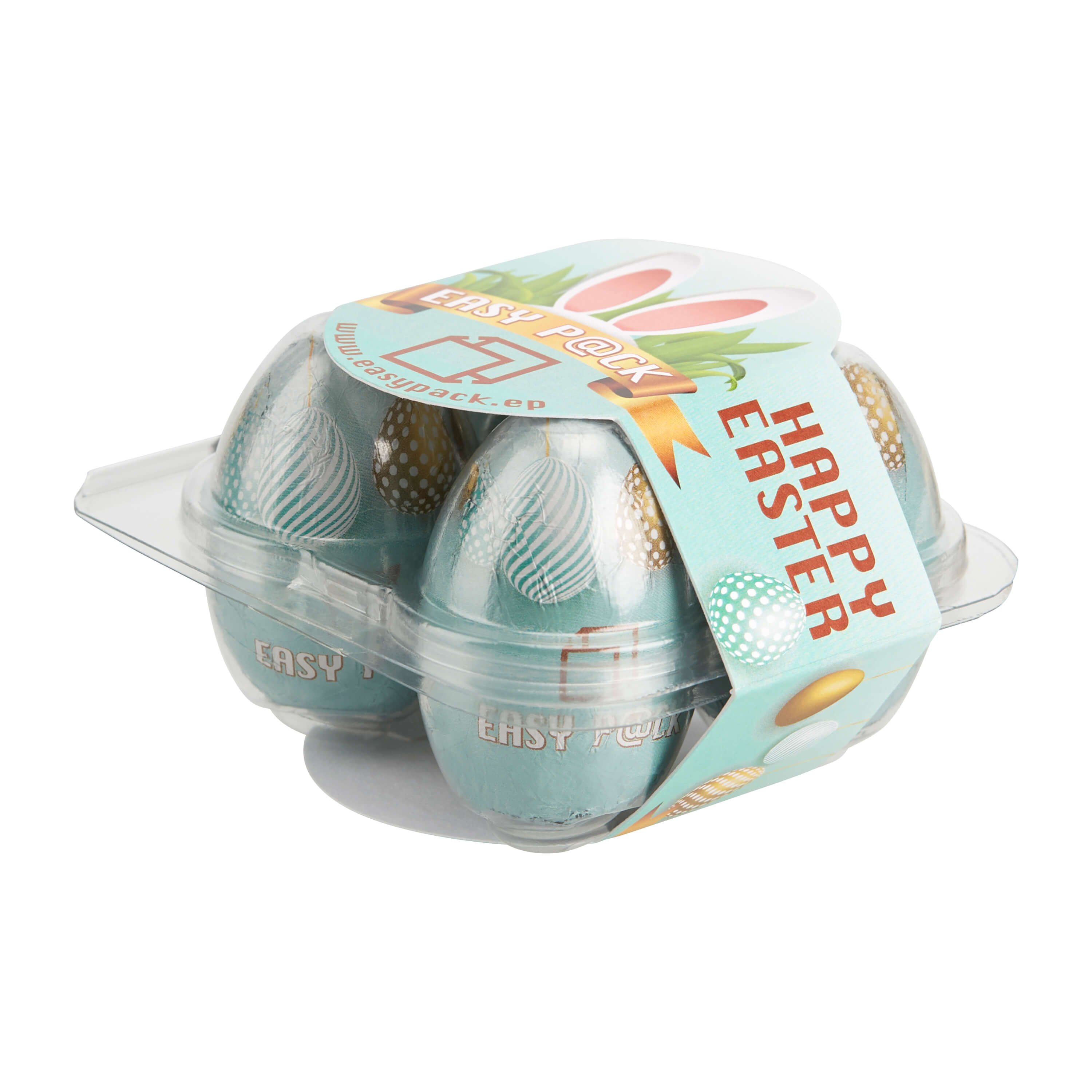 Boîte à œufs avec banderole Boîte à œufs avec banderole