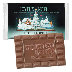 Chocolat personnalisé XL, flowpack PAPIER