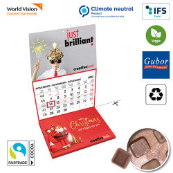 2 in 1 Adventskalender reinpapier® A5