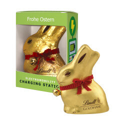 Lindt & Sprüngli Osterhase in Werbegeschenkbox