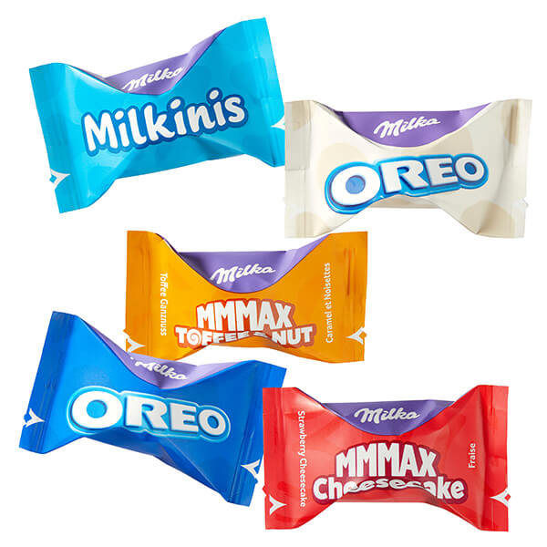 1 Stück Milka Favourites Mix, ca. 4 Monate haltbar