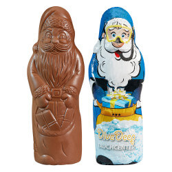 Père Noël en chocolat MAXI