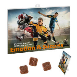 Calendrier football en chocolat BUSINESS