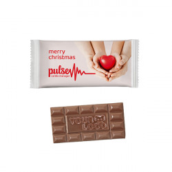 Chocolat personnalisé XL, flowpack PAPIER