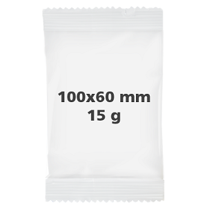 15 g (ca. 100 x 60 mm)