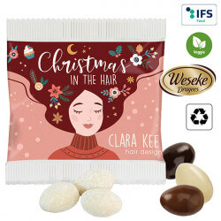 Vanilla or Chocolate Almonds in Paper Bag