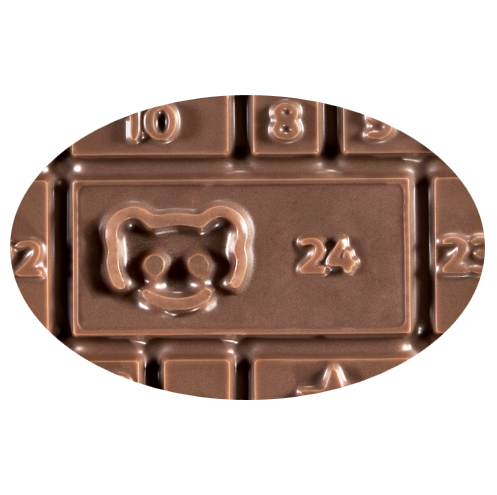 Standard-Adventskalender-Schokoladentafel